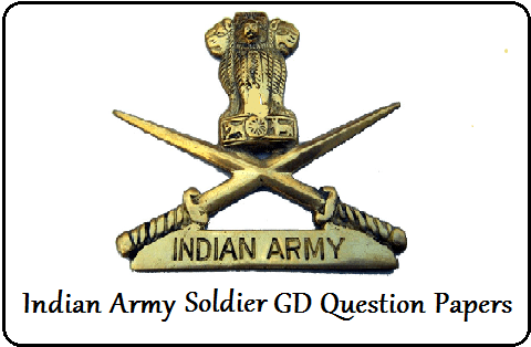 Indian Army Soldier GD Sample Papers