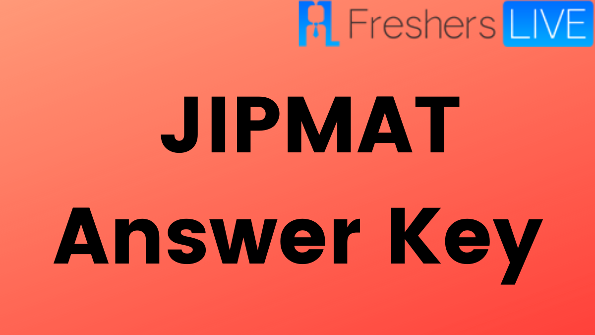 16 july JIPMAT Answer Key 2022